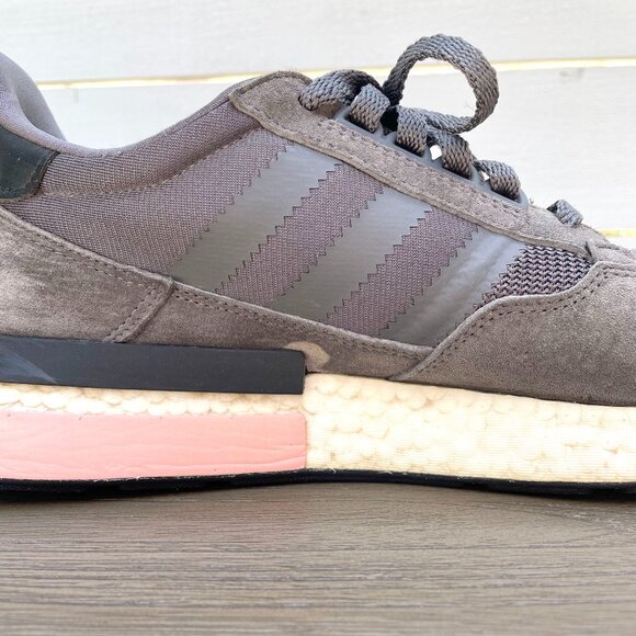 Men's ADIDAS ZX 500 RM  Grey Pink size 11 - Picture 7 of 9
